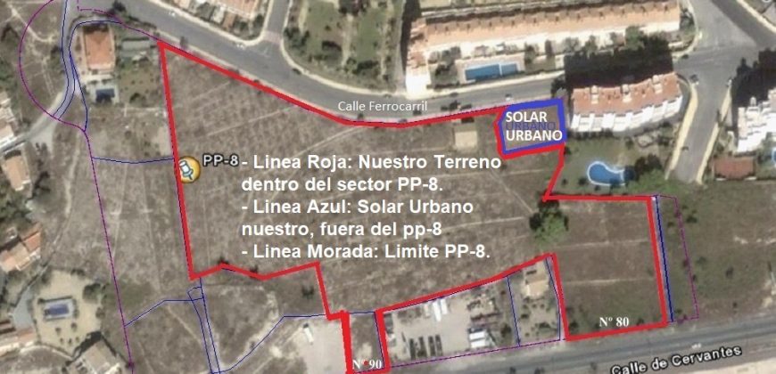 Terreno Urbanizable pp8 Villajoyosa